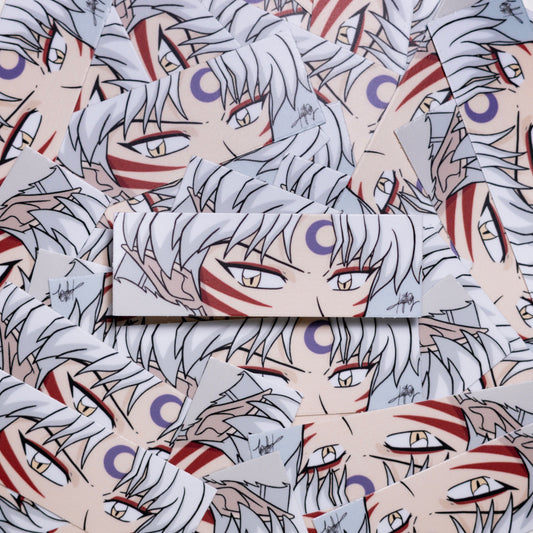 demon dog boy eyes sticker