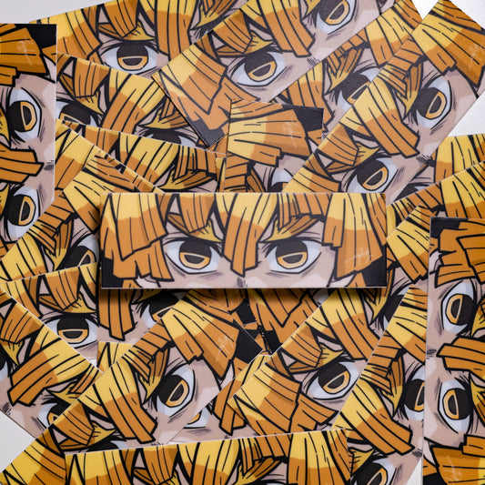 lightning boy eyes sticker