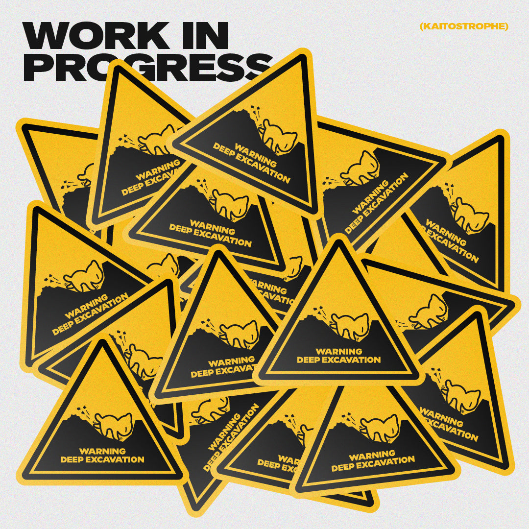 litter box warning sticker