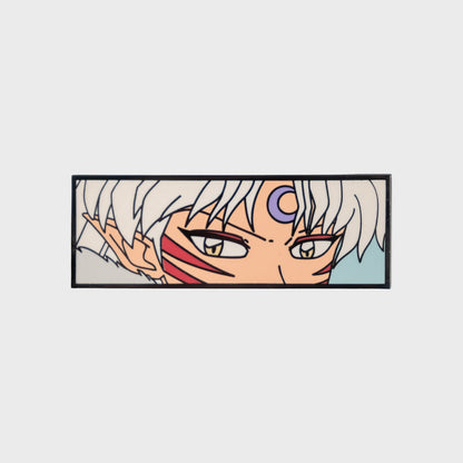 demon dog boy enamel pin