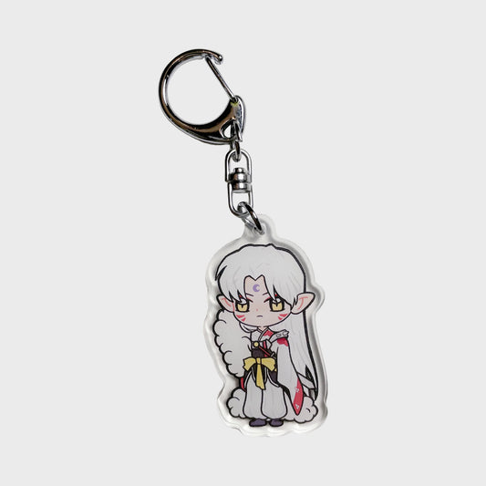 demon dog boy acrylic charm