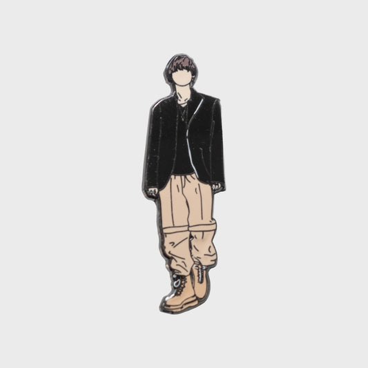 city lights hard enamel pin