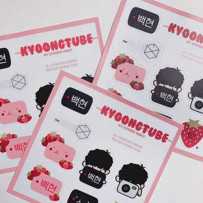 kyoongtube v1 sticker sheet
